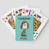 Peppermint Patty Rolling Eyes Playing Cards Spielkarten (Rückseite)