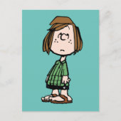 Peppermint Patty Rolling Eyes Postkarte (Vorderseite)