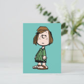 Peppermint Patty Rolling Eyes Postkarte (Stehend Vorderseite)