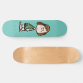 Peppermint Patty Rolling Eyes Skateboard (Horizontal)