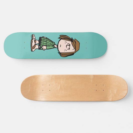 Peppermint Patty Rolling Eyes Skateboard (Horizontal)