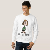 Peppermint Patty Rolling Eyes Sweatshirt (Vorne ganz)