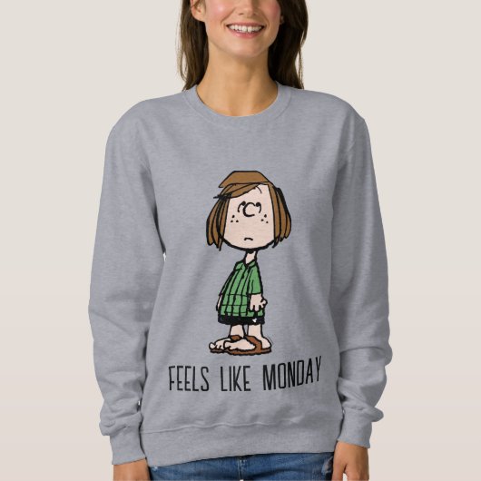 Peppermint Patty Rolling Eyes Sweatshirt (Vorderseite)