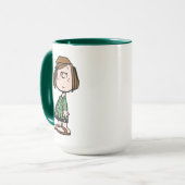 Peppermint Patty Rolling Eyes Tasse (Vorderseite Links)