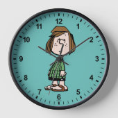 Peppermint Patty Rolling Eyes Uhr (Vorderseite)