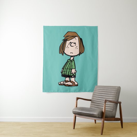 Peppermint Patty Rolling Eyes Wandteppich (Beispiel)
