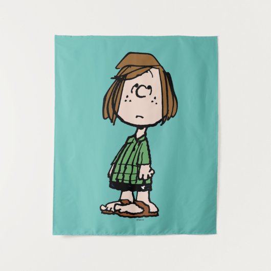 Peppermint Patty Rolling Eyes Wandteppich (Vorderseite)