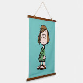Peppermint Patty Rolling Eyes Wandteppich Mit Holzrahmen (Gewinkelt)