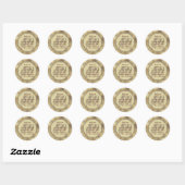 Peppermint Patty Stickers GOLD Jubiläum FAVORS (Blatt)