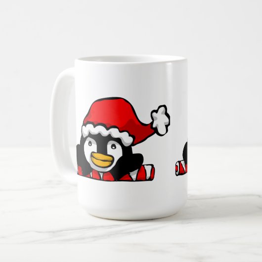Peppermint Pinguin-Tasse Kaffeetasse (Vorderseite Links)