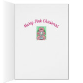 PEPPERMINT PINK POODLE CHRISTMAS GREETCARD V (Innen (Rechts))