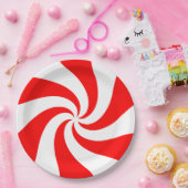 Peppermint Plate Pappteller (Party)
