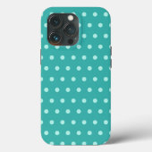 Peppermint Polka Dot Case-Mate iPhone Hülle (Rückseite)