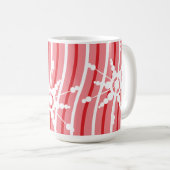 Peppermint Rainbow Weihnachten Schneeflocke Tasse (VorderseiteRechts)