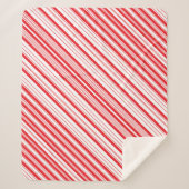 Peppermint Sherpa Blanket (3 Größen) Sherpadecke (Vorderseite)