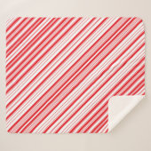 Peppermint Sherpa Blanket (3 Größen) Sherpadecke (Vorderseite (Horizontal))