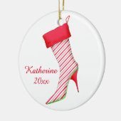 Peppermint Shoe Lover Weihnachtsschmuck mit Namen (Links)