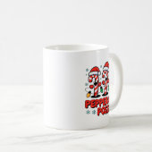 Peppermint Sse Candy Cane Funny Christmas Santa Ha Kaffeetasse (VorderseiteRechts)