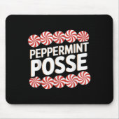 Peppermint Sse Festive Christmas Candy Theme Famil Mousepad (Vorne)