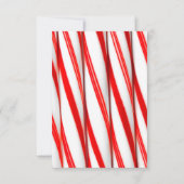 Peppermint Stick Christmas - Empfang Einladung (Rückseite)