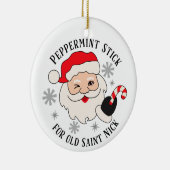 Peppermint Stick für das alte Saint-Nick Keramik Ornament (Rechts)