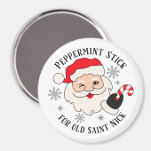 Peppermint Stick für das alte Saint-Nick Magnet (Vorderseite/Rückseite)