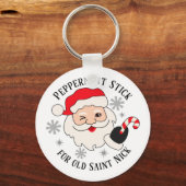 Peppermint Stick für das alte Saint-Nick Schlüsselanhänger (Vorderseite)