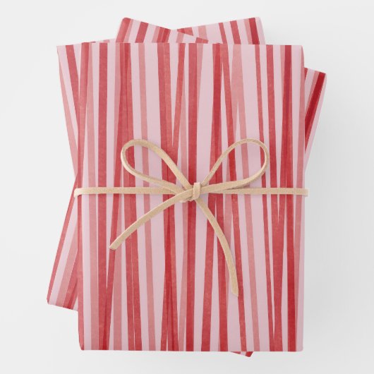 Peppermint-Stick Geschenkpapier Set (Beispiel)