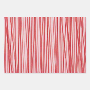 Peppermint-Stick Geschenkpapier Set