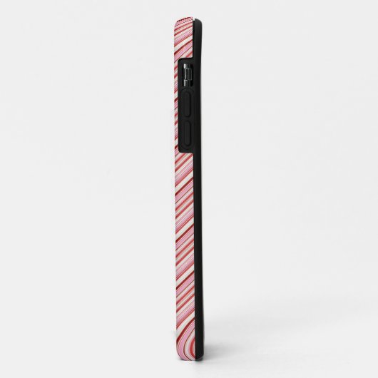 Peppermint-Stick-Streifen Case-Mate iPhone Hülle (Hinten/Links)