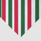 Peppermint Stick Stripes in Red, Green, and White Seidenpapier (Detail)