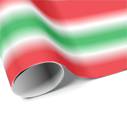 Peppermint Streifen Geschenkpapier (Rolleneckpunkt)