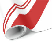 Peppermint Streifen Geschenkpapier (Rolleneckpunkt)