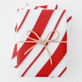 Peppermint Streifen Geschenkpapier Set (Beispiel)