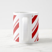 Peppermint Streifen Jumbo-Tasse (Rückseite)