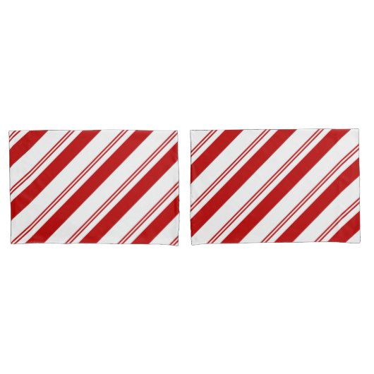Peppermint Streifen Kissenbezug (Vorderseite-Set)