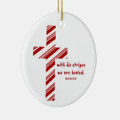 Peppermint Streifen Ornament (Rechts)
