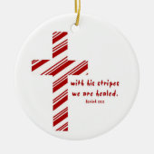 Peppermint Streifen Ornament (Vorne)