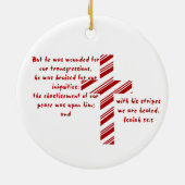 Peppermint Streifen Ornament (Hinten)