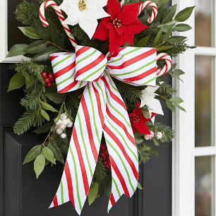 Peppermint-Streifen Satinband