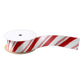 Peppermint Streifen Satinband (Spule)