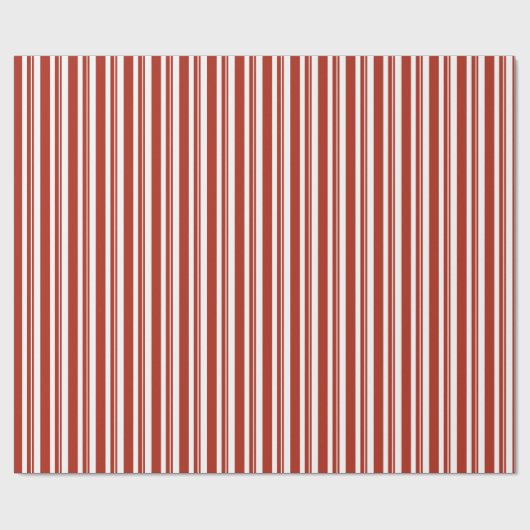 Peppermint Strip Wrapping Paper Geschenkpapier (Flach)