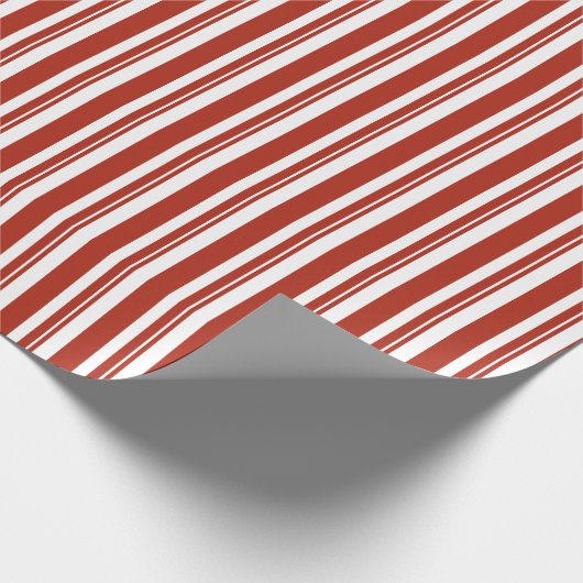 Peppermint Strip Wrapping Paper Geschenkpapier (Ecke)