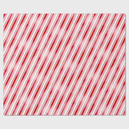 Peppermint Stripe Geschenkpapier (Flach)