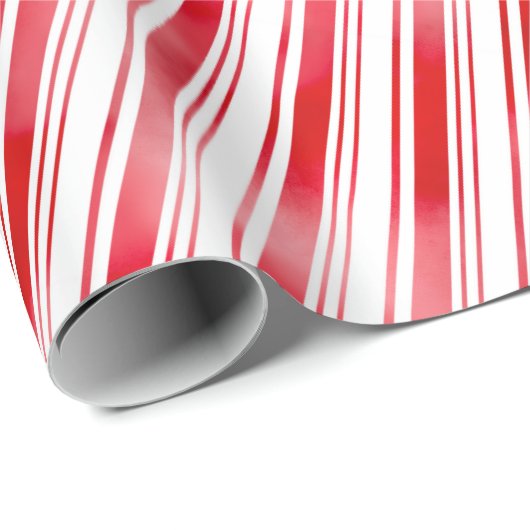 Peppermint Stripe Geschenkpapier (Rolleneckpunkt)