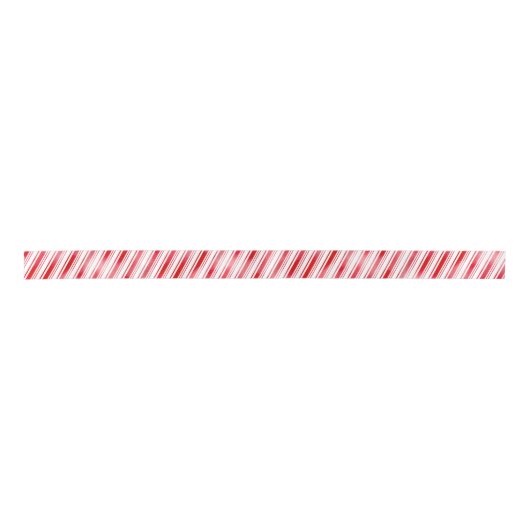 Peppermint Stripe Satinband (Vorderseite)