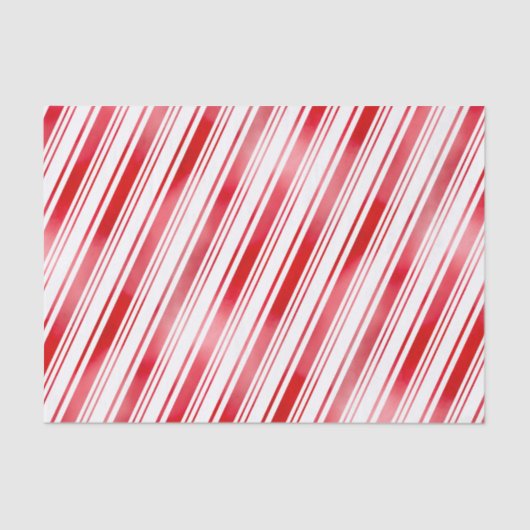 Peppermint Stripe Seidenpapier (Vorderseite)