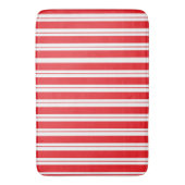 Peppermint Stripes Christmas Candy Cane Badematte (Vorderseite Vertikal)