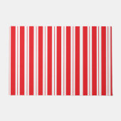 Peppermint Stripes Christmas Candy Cane Fußmatte (Vorderseite)