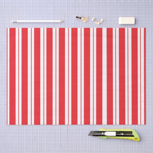 Peppermint Stripes Christmas Candy Cane Seidenpapier (Handwerk)